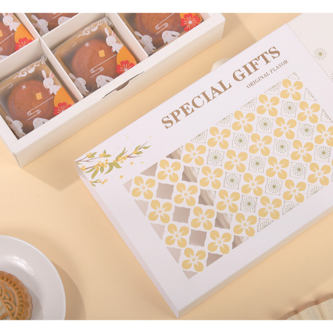 กล่องขนม 6ช่อง ขนมไหว้พระจันทร์ หูหิ้ว SPECIAL GIFTS รูปที่ 5