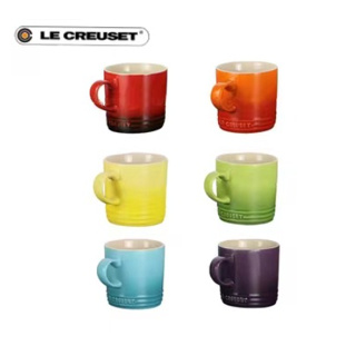 LE CREUSET แก้วมัคฝรั่งเศส 350ml New Rainbow Color 6-Piece Water Cup