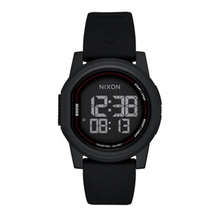 Nixon Disk รุ่น NXA13705191-00 นาฬิกาข้อมือผู้ชาย/ผู้หญิง สายซิลิโคน Black / Negative หน้าปัด 39 มม.