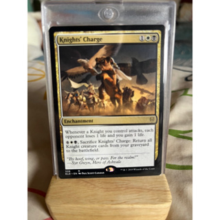 การ์ด MTG Knights’ Charge Magic the gathering EDH รุ่น ELD สภาพ Nm