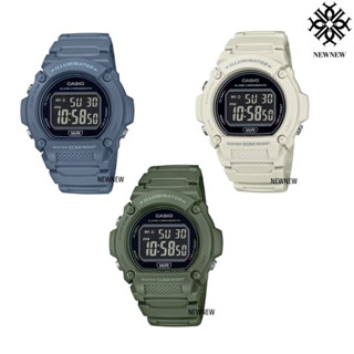 CASIO W-219HC-2BV W-219HC-3B W-219HC-8B ของแท้ประกันศูนย์1 ปี