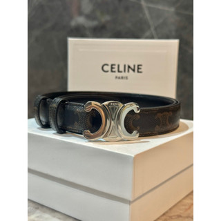 เข็มขัด Celine Triomphe Canvans