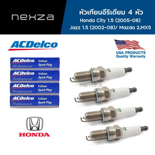 ACDelco หัวเทียนอีริเดียม จำนวน 4 หัว Honda City 1.5 (2005-08) /Jazz 1.5 (2002-08)/ Mazda 2,MX5 Denso IK16 (19246029)