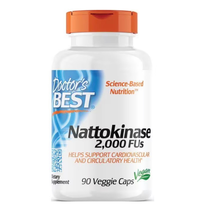 exp 9/26 Nattokinase 2000 FUs 90 Veggie Caps Doctor's Best