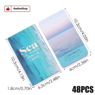 Sea Soul Journeys Oracle Cards ไพ่ออราเคิลและไพ่คำแนะนำ พร้อมส่งจากไทย แถม! พวงกุญแจตาข่ายดักฝัน