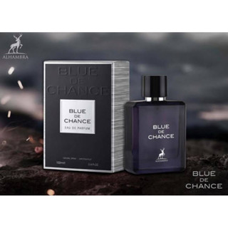 Blue De Chance Eau De Parfum Spray For Men 3.4 oz 100 ml by Maison Alhambra