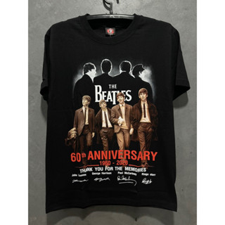 เสื้อยืดBeatlesวินเทจ ป้ายRockYeah ผ้าคอตตอน 100