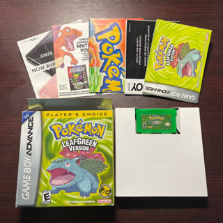 งานกล่องแท้ Pokemon Leaf Green (US) GBA