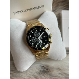 ⌚️Armani Italy Sportivo Chronograph Gold Tone Men’watch