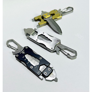 (พร้อมส่ง) พวงกุญแจมีด JL 16B พวงกุญแจ มีด มีดพก มีดพับ มีดจิ๋ว knife keychain keyring อุปกรณ์อเนกประสงค์