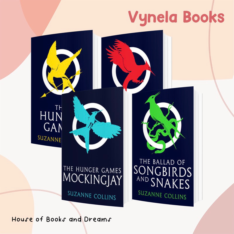 VYNELA (หนังสือภาษาอังกฤษ) THE HUNGER GAMES/CATCHING FIRE/MOCKINGJAY/THE BALLAD OF SONGBIRDS AND SNAKES— SUZANNE COLLINS