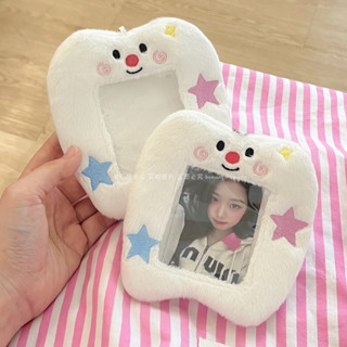 original cute tooth plush card holder