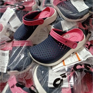 Crocs Lite Ride Clog รองเท้าแตะ แบบลำลอง มาใหม่สุดฮิต ใส่ได้ทุกเพศ มีส่วนลดราคา