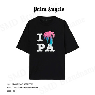 Palm Angels เสื้อยืดคอกลม รุ่น I LOVE PA Classic Tee Code: PMAA066S23JER0021084