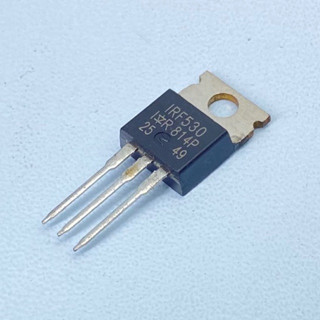 IRF530 (2ชิ้น/Pcs) MOSFET Transistor 14A 100V N-CHANNEL TO-220AB มอสเฟต ทรานซิสเตอร์ มอสเฟตจ่ายไฟแบบช่องสัญญาณ TMOS