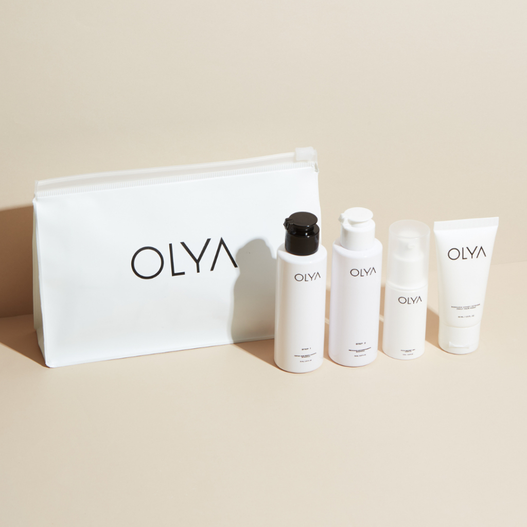 OLYA On-the-Go Travel Set เซ็ตผลิตภัณฑ์ดูแลผมขนาดพกพา