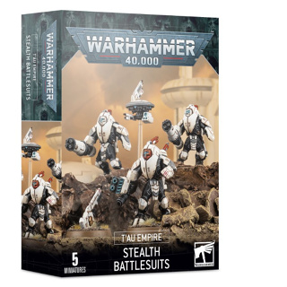 [BSFพร้อมส่ง]Warhammer :40K: TAU EMPIRE XV25 STEALTH BATTLESUITS โมเดลเกมสนามจำลอง