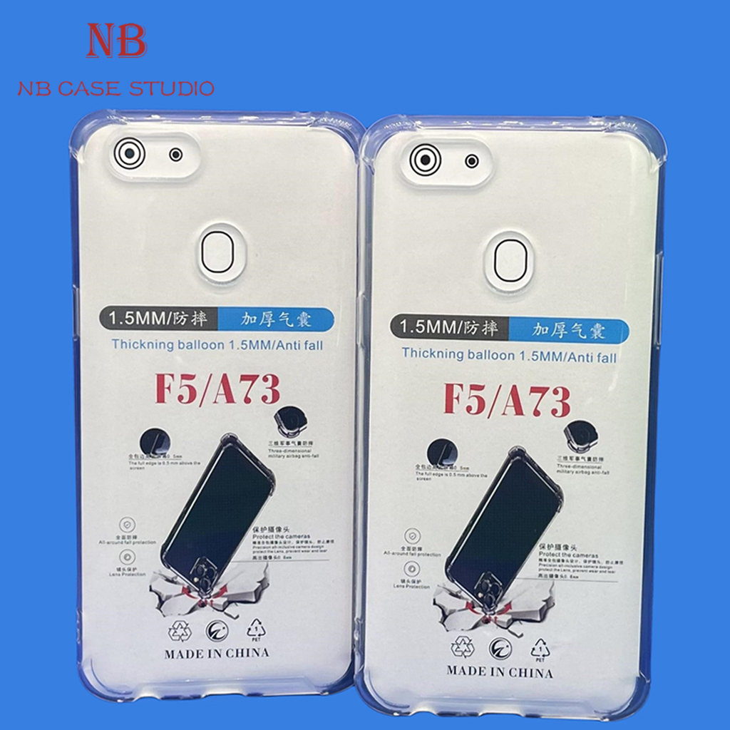 Case OPPO F5 ตรงรุ่น หนา1.5mm เคสใสกันมุม กันกระแทก 4 มุม ออโป้ ซิลิโคนนิ่ม ส่งไว จาก กทม