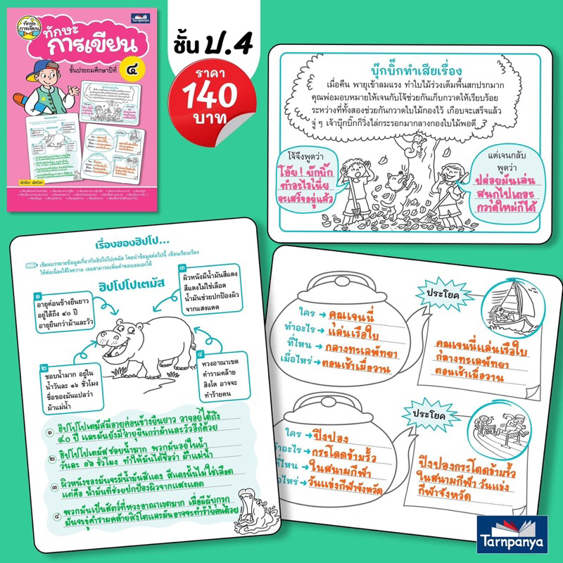 หนังสือเด็ก ทักษะการเขียน ป.1-6 #ธารปัญญา