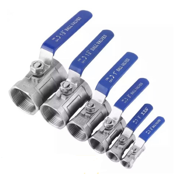 บอลวาล์วสแตนเลส 304 ขนาด 1/4''-1.1/2''(Stainless Ball Valve)