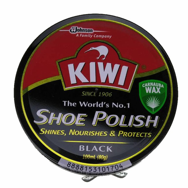 กีวี KIWI ขี้ผึ้งขัดรองเท้า กีวี่ ตลับเล็ก 45mL / ตลับใหญ่ 100mL / แปรงขัดรองเท้า ราคา ถูกที่สุด ดีลบีเคเค แกลเลอรีภาพที่ 2