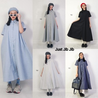 Maxidress เชิ้ต แขนสั้น