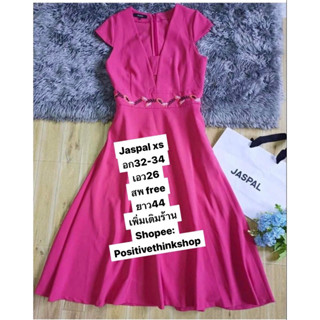 Recommend 🔥🔥jaspal pink dress Size XS สีสวยชมพู สภาพใหม่มากค่ะ