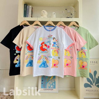 ◕◡◕ LAB SILK ◕◡◕ เสื้อยืด Oversize สกรีนลาย Believe in Love 🎡 น่ารักนุ้บนิ้บกันเล่ยย~