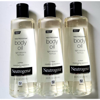 นูโทรจีนา Neutrogena Body Oil Light Sesame Formula 250 ml.