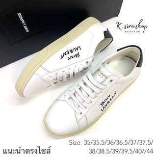 [ส่งฟรี] New YSL Saint laurent Sneakers (รุ่นหนัง) ทักแชทเช็คไซส์ก่อนนะคะ