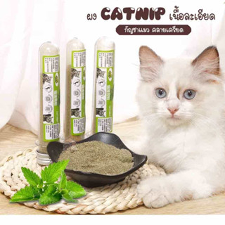 กัญชาแมว ผง Catnip ออร์แกนิค TY212 แบบหลอด เนื้อละเอียด แมวฟิน