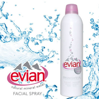 สเปรย์น้ำแร่ Evian Natural Mineral Water Facial Spray 300ml.