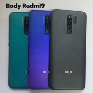 บอดี้ชุด เครสกลาง+เลนส์+สวิทนอก สำหรับ Redmi9