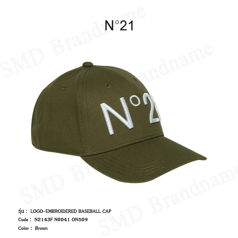 Numeroventuno Nº21 หมวก รุ่น Logo-Embroidered Baseball Cap Code: N2143F N0041 ON509