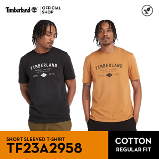 Timberland Mens Short Sleeved T-Shirt เสื้อยืด (TF23A2958)