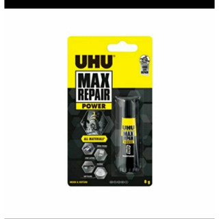 UHU ยู้ฮู กาวแม๊กซ์รีแพร์ 8 กรัม Max Repair ทนต่อน้ำ อุณหภูมิร้อน/เย็น และการสั่นไหว