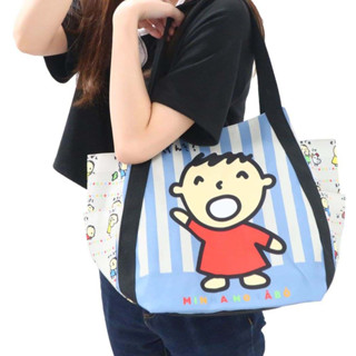 กระเป๋าสะพายใบใหญ่ Sanrio Tote Bag แบบ Minna no Tabo ขนาด 49 x 30 x 21.5 ซม.