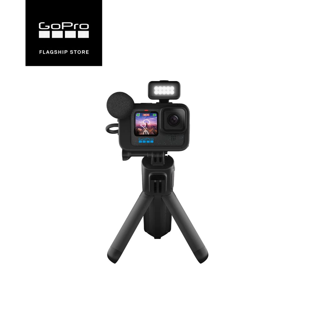 (พร้อมส่ง ประกันศูนย์ไทย 1 ปี) GoPro HERO12 Black Creator Edition สายคอนเทนต์ Vlog + Box Set Volta, Media Mod, Light Mod thumbnail 4