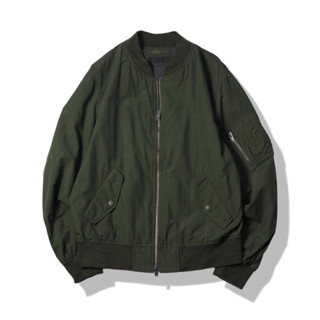 Uniqlo Green Bomber Jacket รอบอก 46”