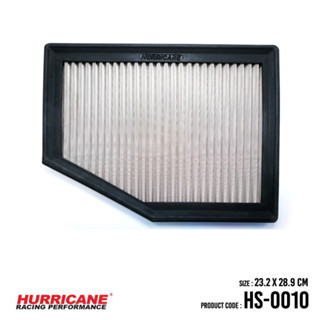 HURRICANE กรองอากาศสแตนเลส , ผ้าแดง BMW (520i , 523i , 525i ,528i , 530i, 630i , Z4 ) HS-0010