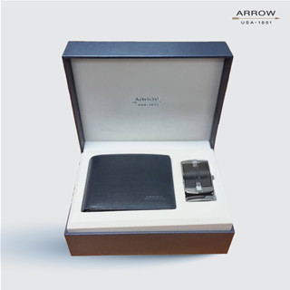 ARROW Gift Set เข็มขัดหนังคู่กระเป๋าสตางค์ (MYCG201)