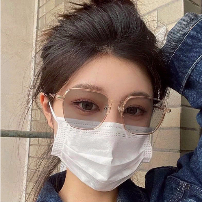 แว่นสายตาสั้นเลนส์ออโตเมติก ออกแดดเปลี่ยนสี UV400 แว่นกรองแสง ผญ แว่นตาสายสั้น แว่นตา เลนส์ออโต้ + กรองแสงสีฟ้า แว่นสายต