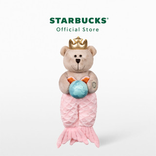 Starbucks Siren &amp; The Earth Bearista Bear Coral ตุ๊กตาหมีสตาร์บัคส์ A11145331