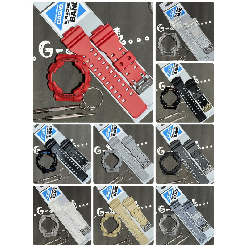 กรอบสาย G-Shock ของแท้ 100%(GA/GD/GAX/GLS)ครบชุด+ตะขอ+ไขควง