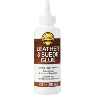 AleenesLeather &amp; Suede Glue 4oz กาวสำหรับติดงานหนังและหนังsuede