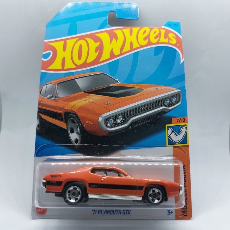 รถเหล็ก Hotwheels 71 PLYMOUTH GTX (ib64)