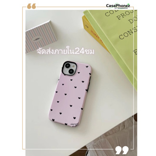 🎈จัดส่งภายใน24ชม🎈เคส for iPhone 11 14 Pro Max Case for iPhone 12 13 ป้องกันการตก การป้องกัน ระดับสูง เรียบง่าย หวานสวย