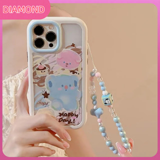 💲คูปองเคลม💲เคสไอโ case for iphone 11 12 ช้าง พร้อมโซ่ เคส 14 13 12 11 pro max การป้องกันที่ครอบคลุม ป้องกันรอยขีดข่วน