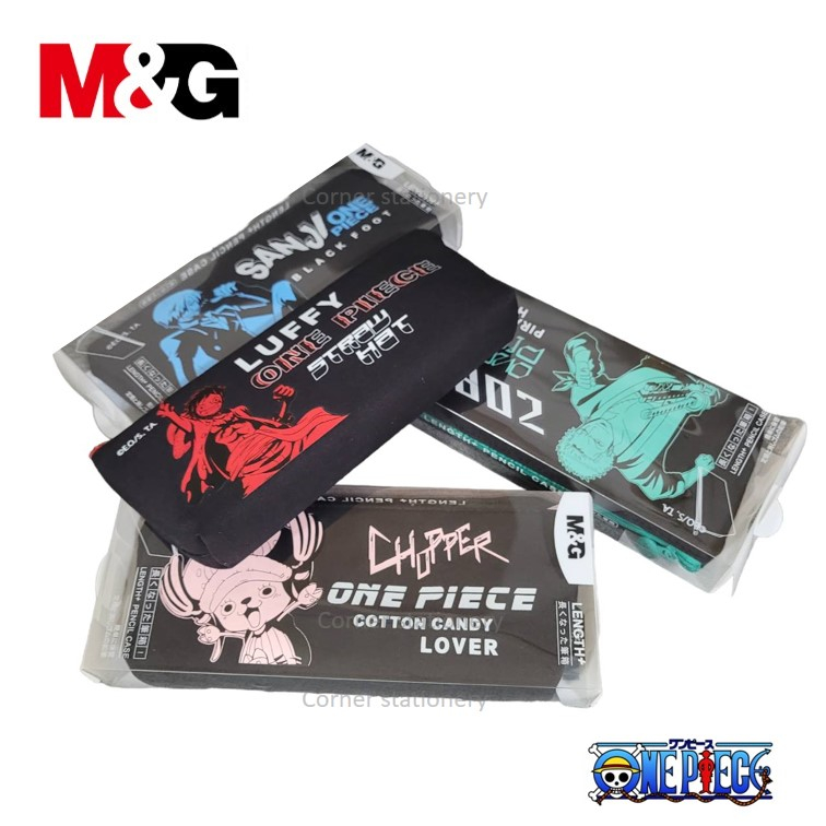 กระเป๋าดินสอ one piece ผ้าแคนวาส ตรา M&G รุ่น QPB932AD ขนาด 9×22.5 ซม.ลายวันพีช 4 แบบ (4 สี) กระเป๋าดินสอผ้าวันพีช ราคา ถูกที่สุด ดีลบีเคเค แกลเลอรีภาพที่ 3