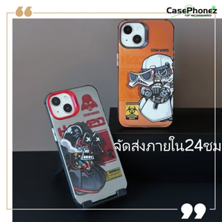 💚จัดส่งภายใน24ชม💚เคส for iPhone 11 14 Pro Max Case for iPhone 12 13 ป้องกันการตก การป้องกัน หวานเท่ การ์ตูน พื้นผิวกระจก